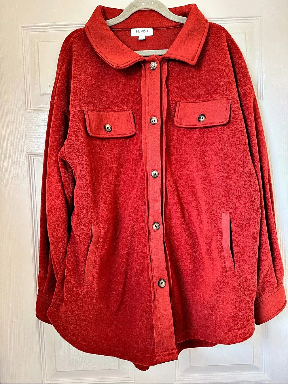 HEIMISH Rust Color Utility Jacket Size Large Like New